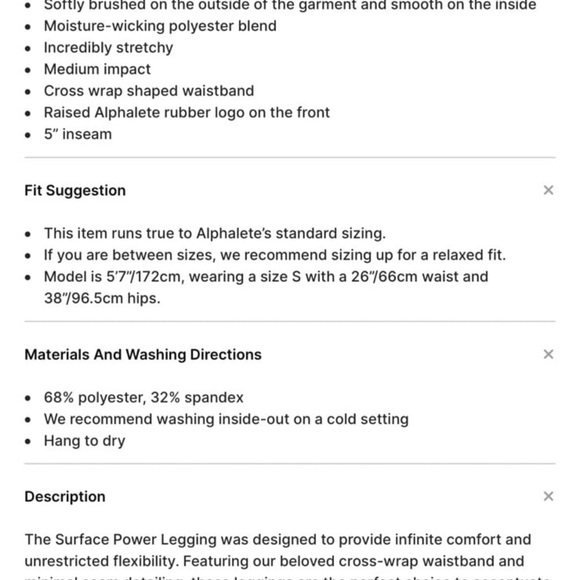 Alphalete Surface Path Leggings - Picture 2 of 5